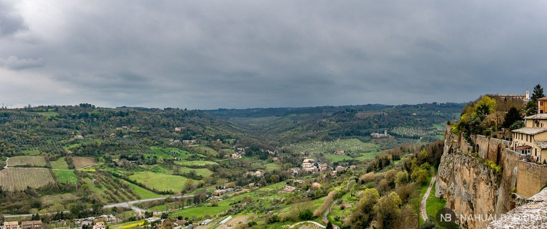 Landscape of Umbria, from Orvieto