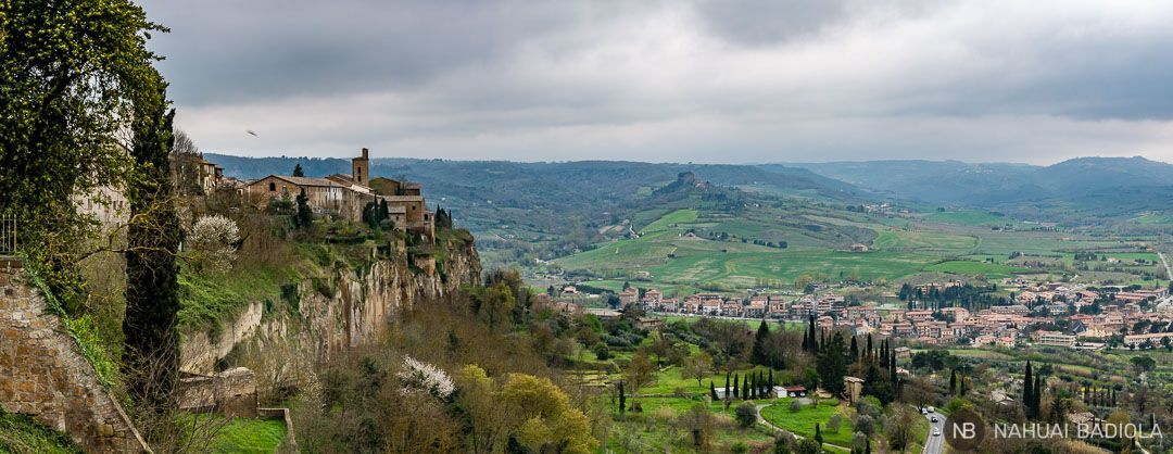 Views from the Carducci promenade, Orvieto