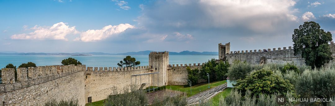 Castle near Trasimeno, Umbria