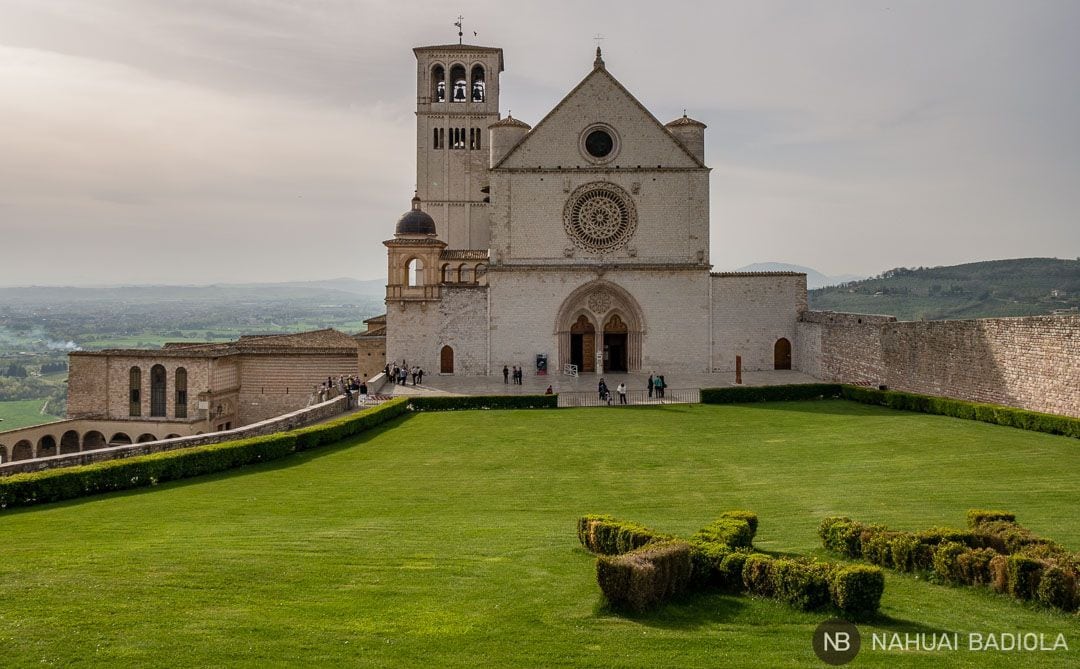 Preciosa Abadia en Asis, Umbria