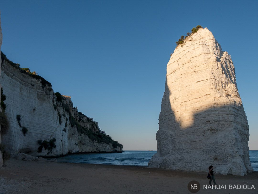 Pizzomuno of rock next to Vieste.